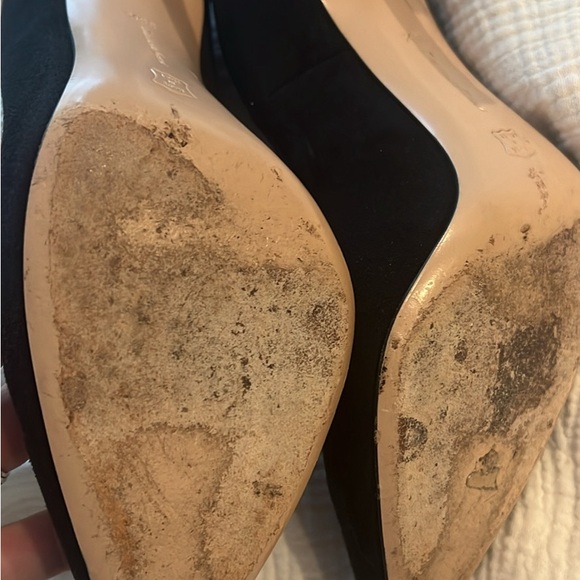 Gianvito Rossi Elegant suede Black Heels size 8.5(38.5) - Picture 5 of 5